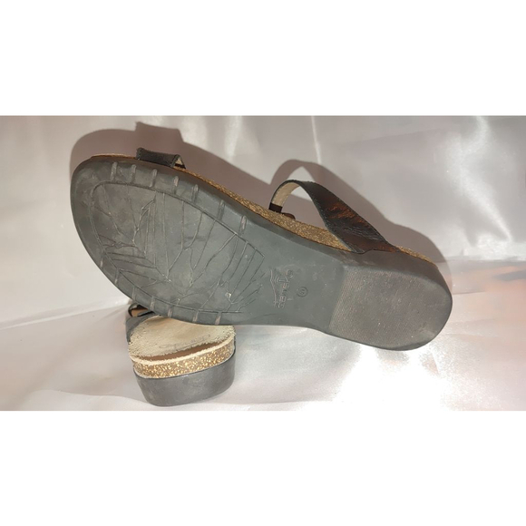 Dansko Brown Leather Slide Sandals main image 2